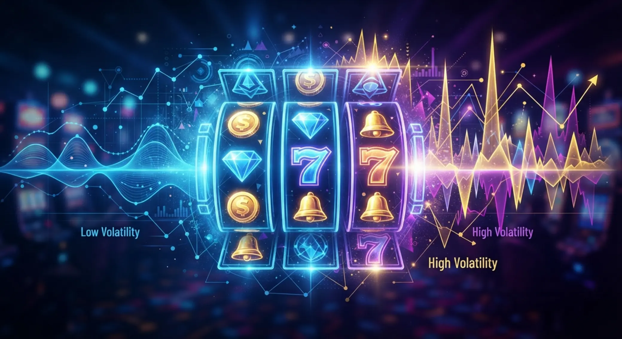 20 ingyen pörgetés és volatilitás Slot tárcsák és volatilitás absztrakt ábrázolása